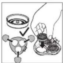 Diagram illustrating food preparation steps with labeled items and directional arrows