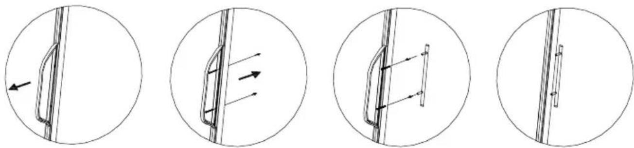 Equator BR 140 - Installing the Door Handle - 1