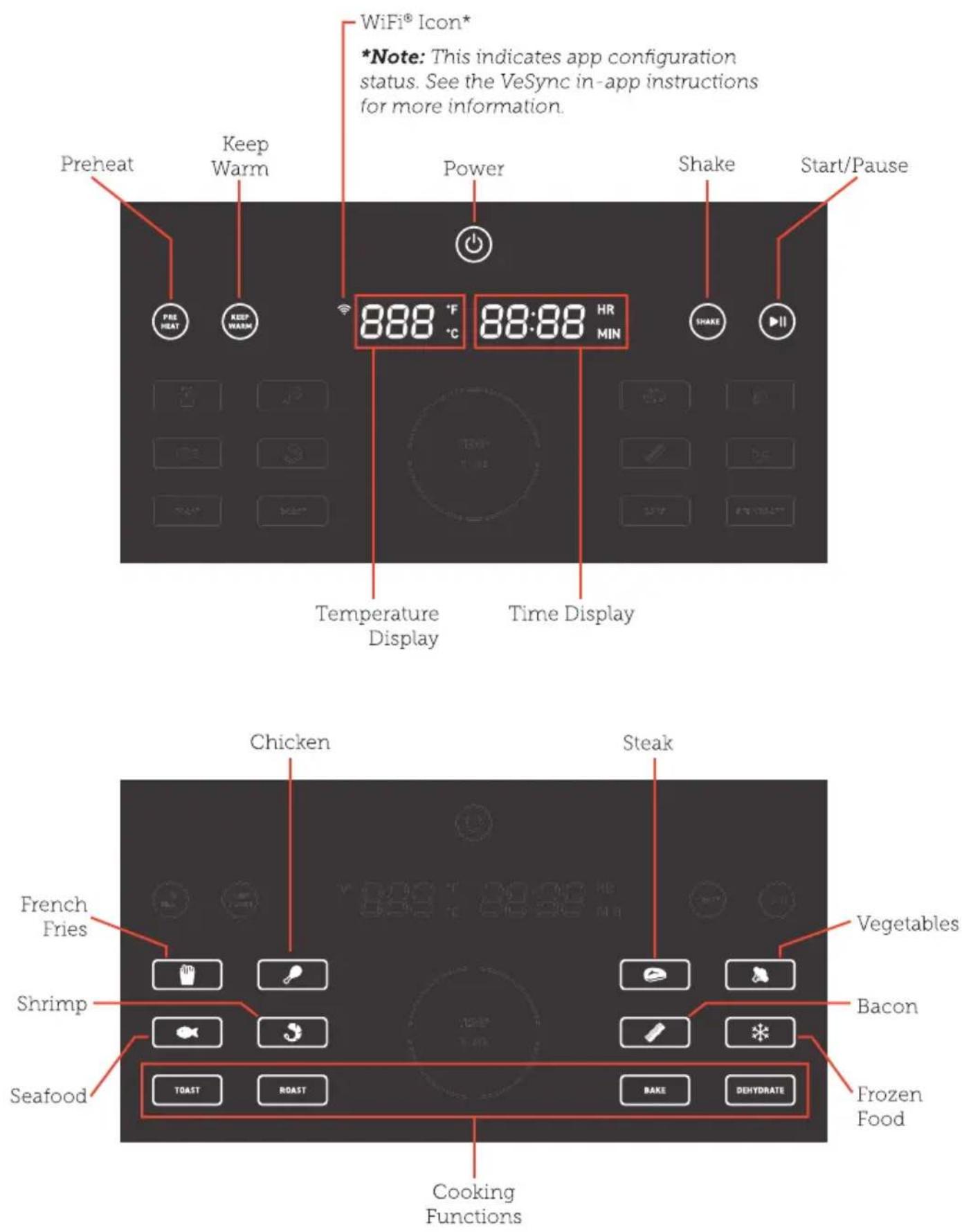 Cosori CAF-AF1001 - Crumb Tray - 1