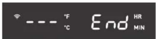 °F °C End HR MIN