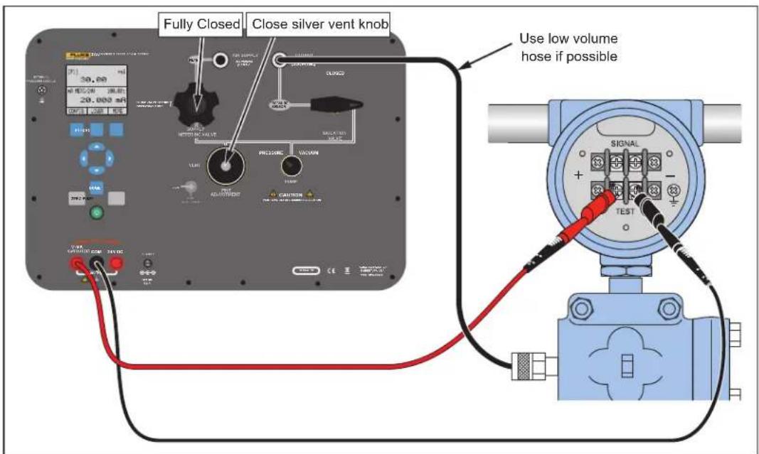 Fully Closed Close silver vent knob Use low volume hose if possible