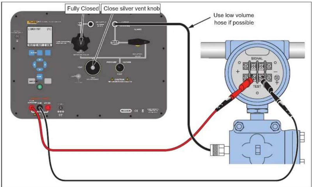Fully Closed Close silver vent knob Use low volume hose if possible