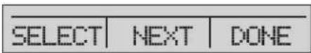 FLUKE 3130 - Display Configuration Menu - 1