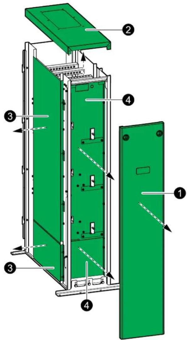 Technical diagram of an electronic device with numbered components and labeled parts in Chinese