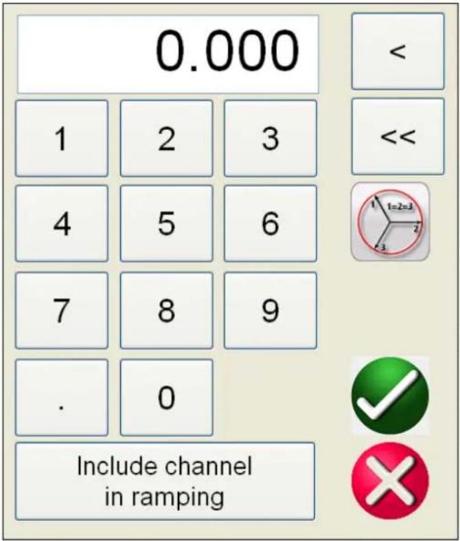 Megger SMRT43D - „Include Channel in Ramping“ (Kanal in Ramping einbeziehen) - 1