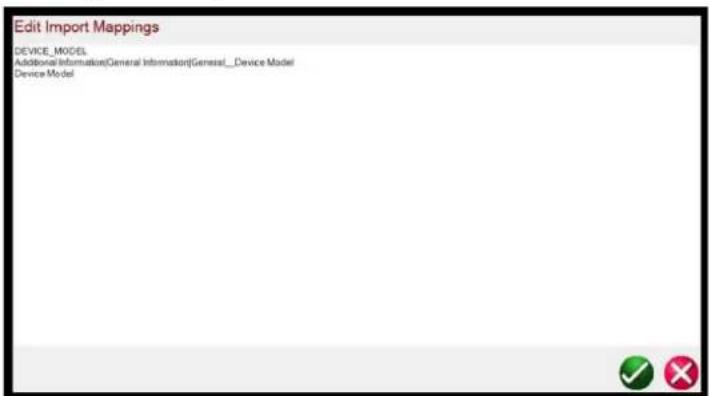 Megger SMRT43D - Importierte Einstellungen bearbeiten - 2