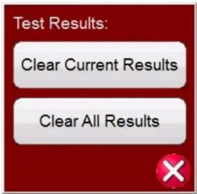 Megger SMRT43D - ⑰ Schaltfläche „Clear Results“ (Ergebnisse löschen) - 2