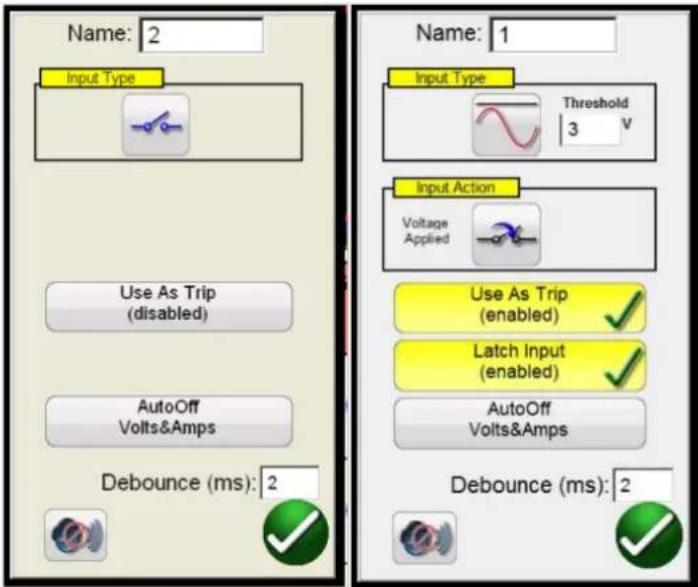 Megger SMRT43D - Schaltfläche „Binary Input Dialog“ (Binäreingang-Dialogfeld) - 1