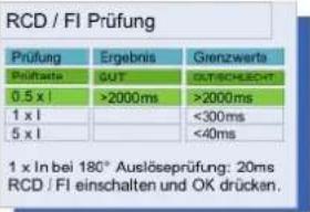 Megger PAT300 - Prüfung portabler RCDs (residual current devices) – nur manuelle Prüfung - 5