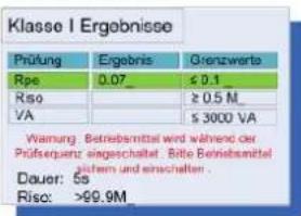 Megger PAT300 - Klasse I – automatischer Prüfablauf - 7