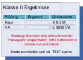 Megger PAT300 - Klasse II - automatischer Prüfablauf - 3