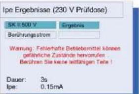 Megger PAT300 - Berührungsstrommessung - Ib - 8