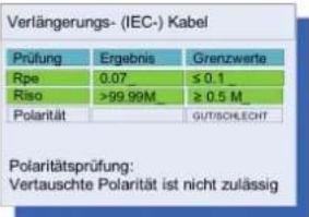Megger PAT300 - IEC Kabel – automatischer Prüfablauf - 2