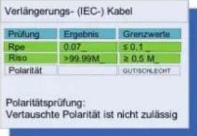 Megger PAT300 - Verlängerungsleitungen – automatischer Prüfablauf - 2
