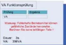 Megger PAT300 - Funktionsprüfung VA - 7