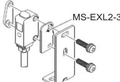 PANASONIC EX-L211 - Verwendung des Montagewinkels mit oder ohne Montageplatte - 4