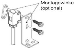 PANASONIC EX-L211 - Verwendung des Montagewinkels mit oder ohne Montageplatte - 1