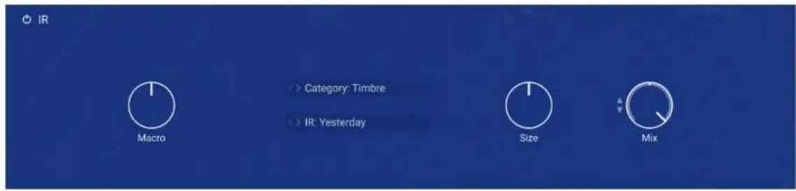 IR Macro Category: Timbre IR: Yesterday Size Mix
