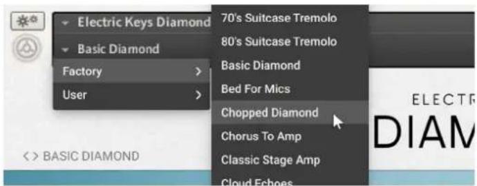 Electric Keys Diamond Basic Diamond Factory > User > 70's Suitcase Tremolo 80's Suitcase Tremolo Basic Diamond Bed For Mics Chopped Diamond Chorus To Amp Classic Stage Amp Cloud Echoes BASIC DIAMOND