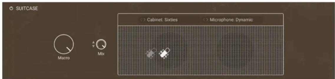 SUITCASE Macro Mix Cabinet: Sixties Microphone: Dynamic