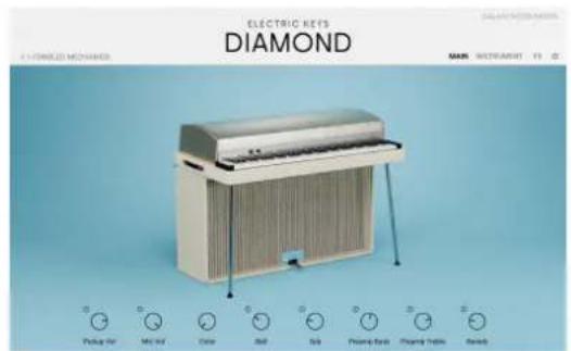 ELECTRIC KEYS DIAMOND ELECTRIC KEYS DIAMOND MECHANICAL MAIN METERANT FS Pick up 100 Mn 100 Color Red Blue Plastic Bands Plastic Bands Bonds