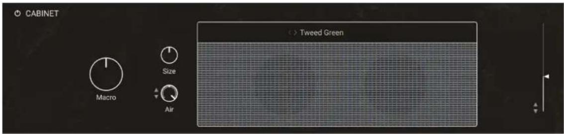CABINET Macro Size Air Tweed Green