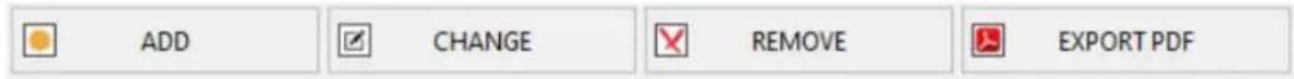 ADD CHANGE REMOVE EXPORT PDF