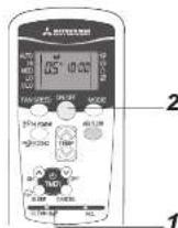 MITSUBISHI SRK25EEC1 - 防霉運行的操作方法 - 1