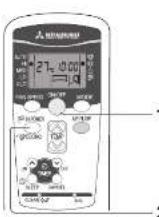 MITSUBISHI SRK25EEC1 - 強力/經濟運行的操作方法 - 1
