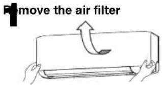 Remove the air filter