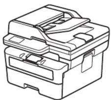 BROTHER DCP-L2680DW - Unpack the machine and check the components - 1