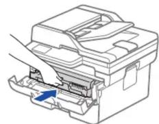 BROTHER DCP-L2680DW - Remove the packing materials and install the toner cartridge and drum unit assembly - 7