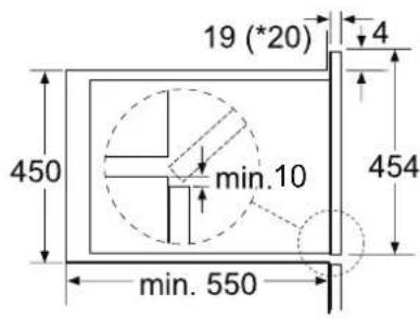 19 (*20) 4 450 min.10 454 min. 550