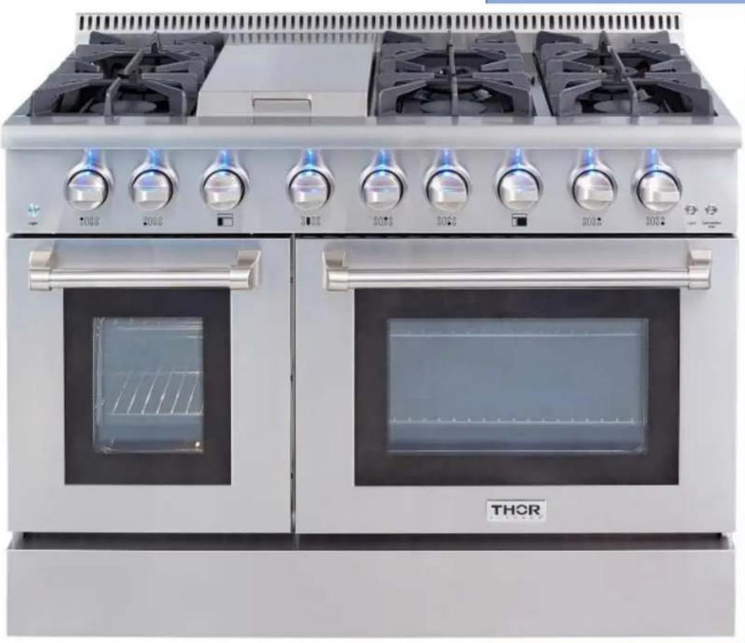 Thor HRD3088U - HRD PROFESSIONAL DUAL FUEL RANGE - 1