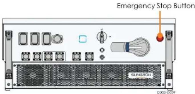 Emergency Stop Button SUNSGROW D003-G009