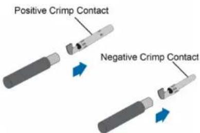 Positive Crimp Contact Negative Crimp Contact