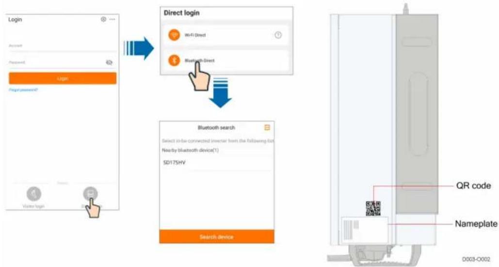 Sungrow BSC200 - Login Steps - 1
