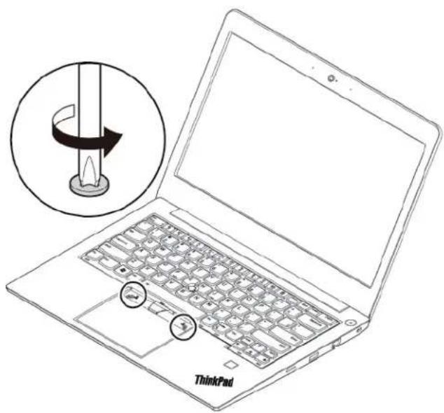 LENOVO ThinkPad E485 - Removing the keyboard - 2