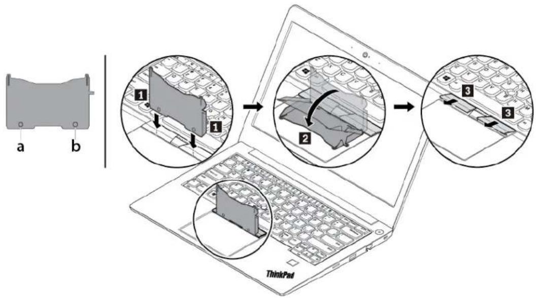 LENOVO ThinkPad E485 - Removing the keyboard - 1