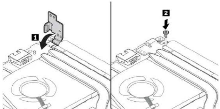 LENOVO ThinkPad E485 - Installing the I/O card - 2