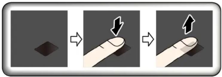 LENOVO ThinkPad E485 - Scanning your finger - 1