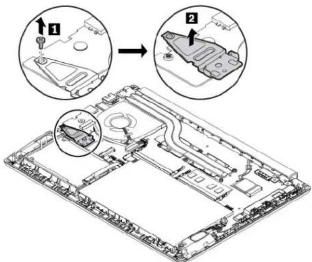 LENOVO ThinkPad E485 - Removing the I/O card - 1
