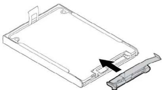 LENOVO ThinkPad E485 - Installing the hard disk drive - 2
