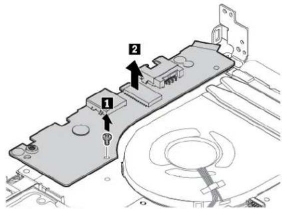 LENOVO ThinkPad E485 - Removing the I/O card - 4