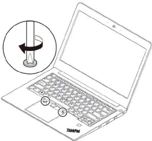 LENOVO ThinkPad E485 - Installing the keyboard - 4