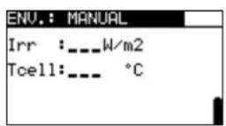 Metrel EurotestPV MI 3108 - Messen der Umgebungsparameter - 1