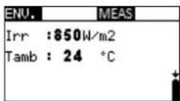 Metrel EurotestPV MI 3108 - Verfahren zur Messung der Umgebungsparameter - 1