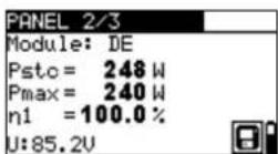 Metrel EurotestPV MI 3108 - PV-Modulprüfungs-Verfahren - 2