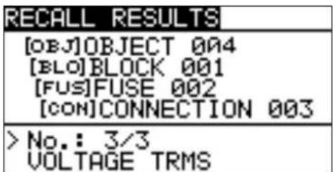 Metrel EurotestPV MI 3108 - Datenstruktur - 1