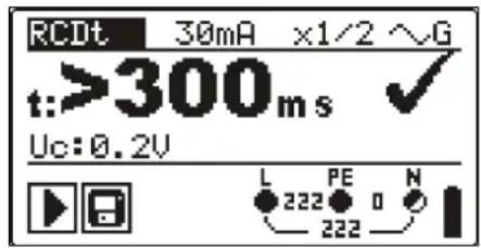 Metrel EurotestPV MI 3108 - Messverfahren für die Auslösezeit - 1